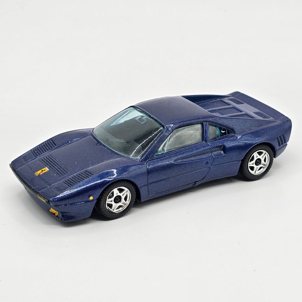 Vintage Bburago Ferrari 288 GTO 1:43 Diecast Car Blue Made in Italy